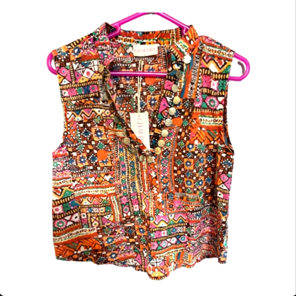 Chaudry Jaipur Textile Top Small